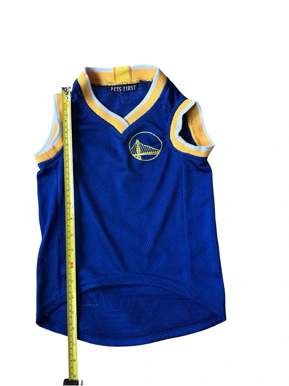 Pets First Golden State Warriors NBA Dogs Mesh Jersey #01 California SF Blue